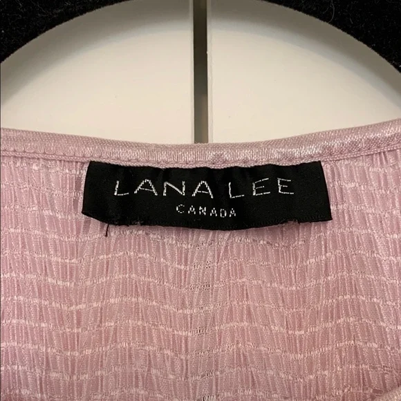 Pink Ribbed Boxy Short Sleeve Tee - Picture 2 of 4